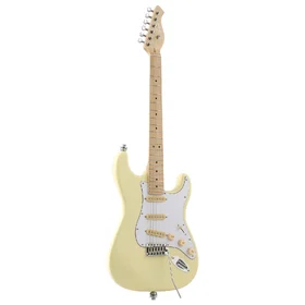 Customer Returned Artist AS69 Vintage White Electric Guitar w/ Single Coil Pickups thumbnail