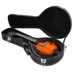 Damaged Artist MDA100EQ+C Sunburst Mandolin w/ Pickup & Black Hard Case thumbnail