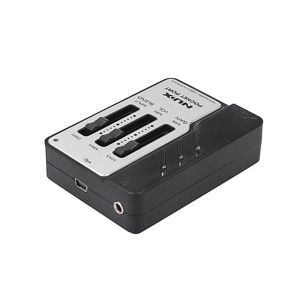 NuX Pocket Port Portable Guitar USB Audio Interface NUX