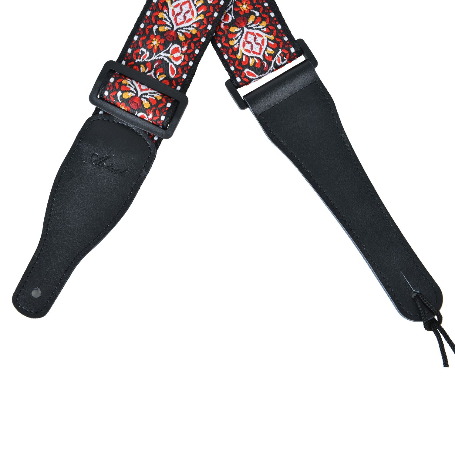 Artist S2523DR Jacquard Weave Hootenanny Style Adjustable Guitar Strap