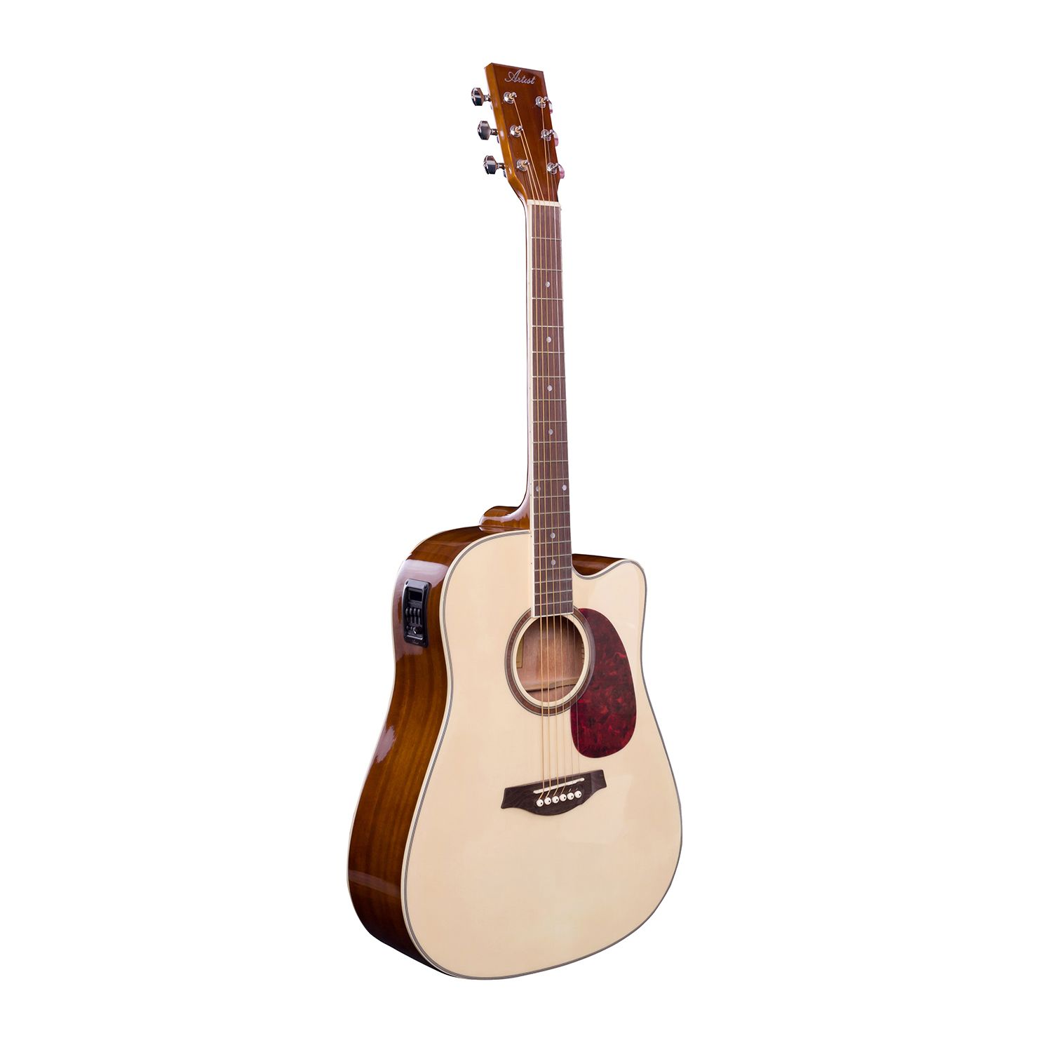 Artist LSPCEQNT Natural Acoustic Electric Guitar Buskers Pack