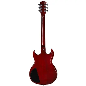 Artist AG100 Red Electric Guitar w/ Bullbucker Pickups & Black Case thumbnail
