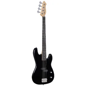 Artist APB Black Bass Guitar w/ Accessories & 15 Watt Amp thumbnail