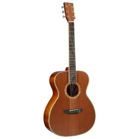 Customer Returned Artist OMC600SNV2 Handbuilt Solid Wood Acoustic Electric Guitar & Hard Case thumbnail