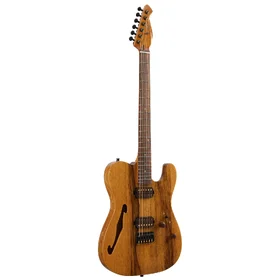 Customer Returned Artist AT Limba Semi-Hollow Natural Electric Guitar w/ Humbucker Pickups & Padded Bag thumbnail