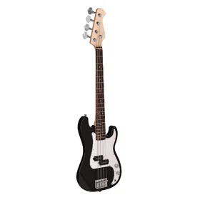 Customer Returned Artist APG34 Black 3/4 Size Bass Guitar w/ Accessories thumbnail