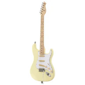 Customer Returned Artist AS69 Vintage White Electric Guitar w/ Single Coil Pickups thumbnail