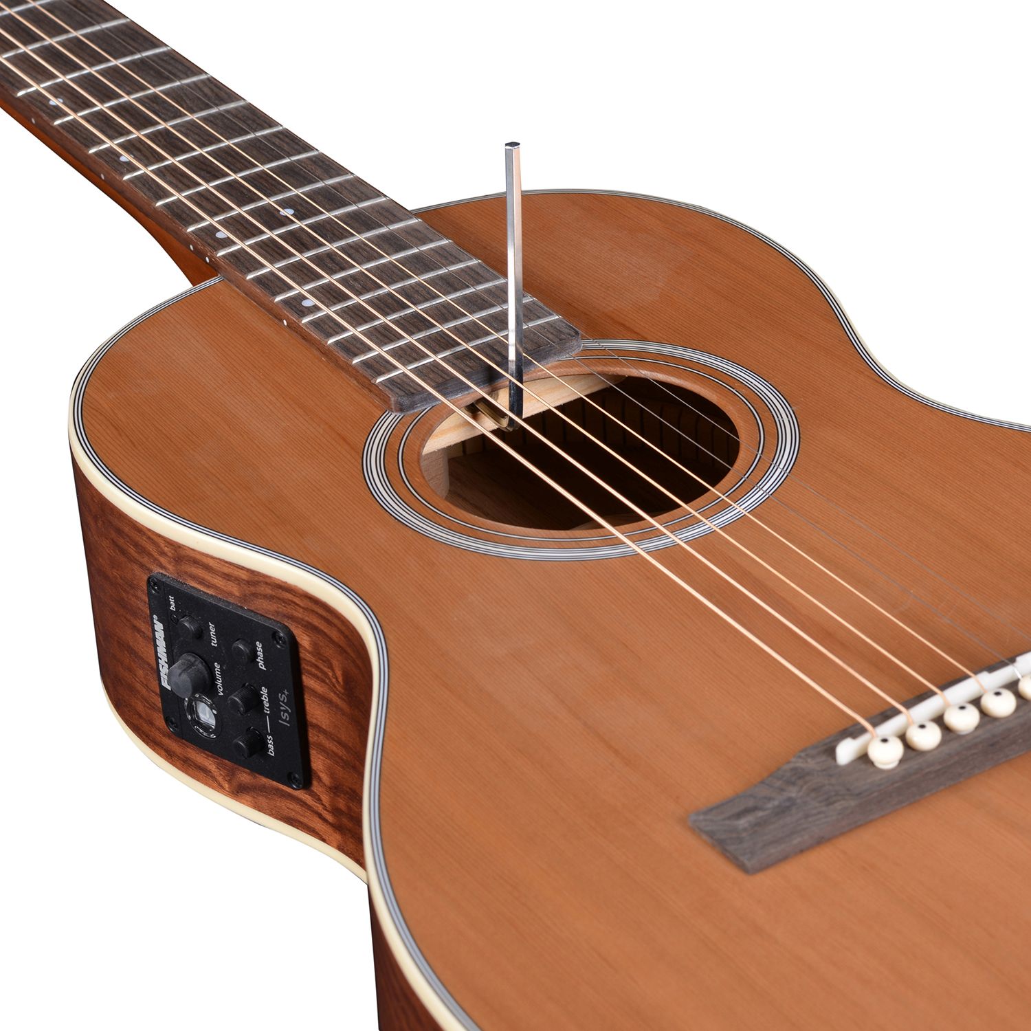 Artist OS60EQ O Sized Parlour Acoustic Electric Guitar with Solid Top