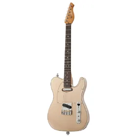 Artist AT57 Champagne Sparkle Electric Guitar & Tweed Case thumbnail