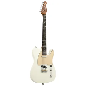 Artist AT53 White Electric Guitar & Black Case thumbnail