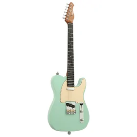 Artist AT53 Vintage Green Electric Guitar & Black Case thumbnail