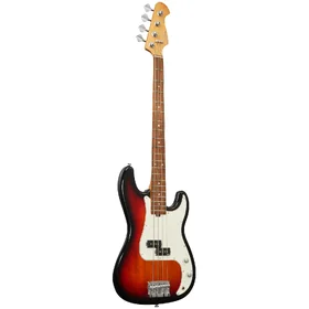 Customer Returned Artist APBDLX Deluxe Sunburst Bass Guitar & Padded Bag thumbnail