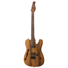 Customer Returned Artist AT Limba Semi-Hollow Natural Electric Guitar w/ Humbucker Pickups & Padded Bag thumbnail