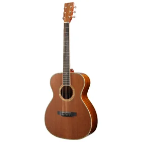 Customer Returned Artist OMC600SN Handbuilt Solid Wood Acoustic Electric Guitar & Hard Case thumbnail