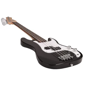 Customer Returned Artist APG34 Black 3/4 Size Bass Guitar w/ Accessories thumbnail