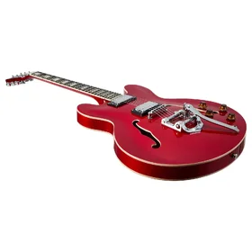 Damaged Artist Cherry58TRM Semi-Hollow Electric Guitar w/ Tremolo thumbnail