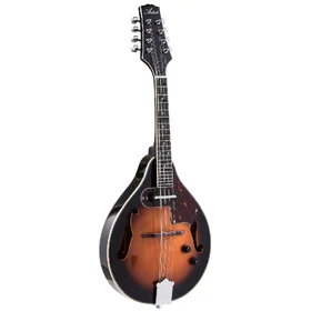 Damaged Artist MDA100EQ+C Sunburst Mandolin w/ Pickup & Black Hard Case thumbnail