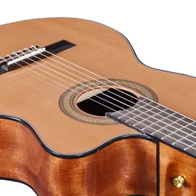 Damaged Artist HG39303CEQ Classical Guitar Solid Cedar Top w/ Cutaway & EQ thumbnail