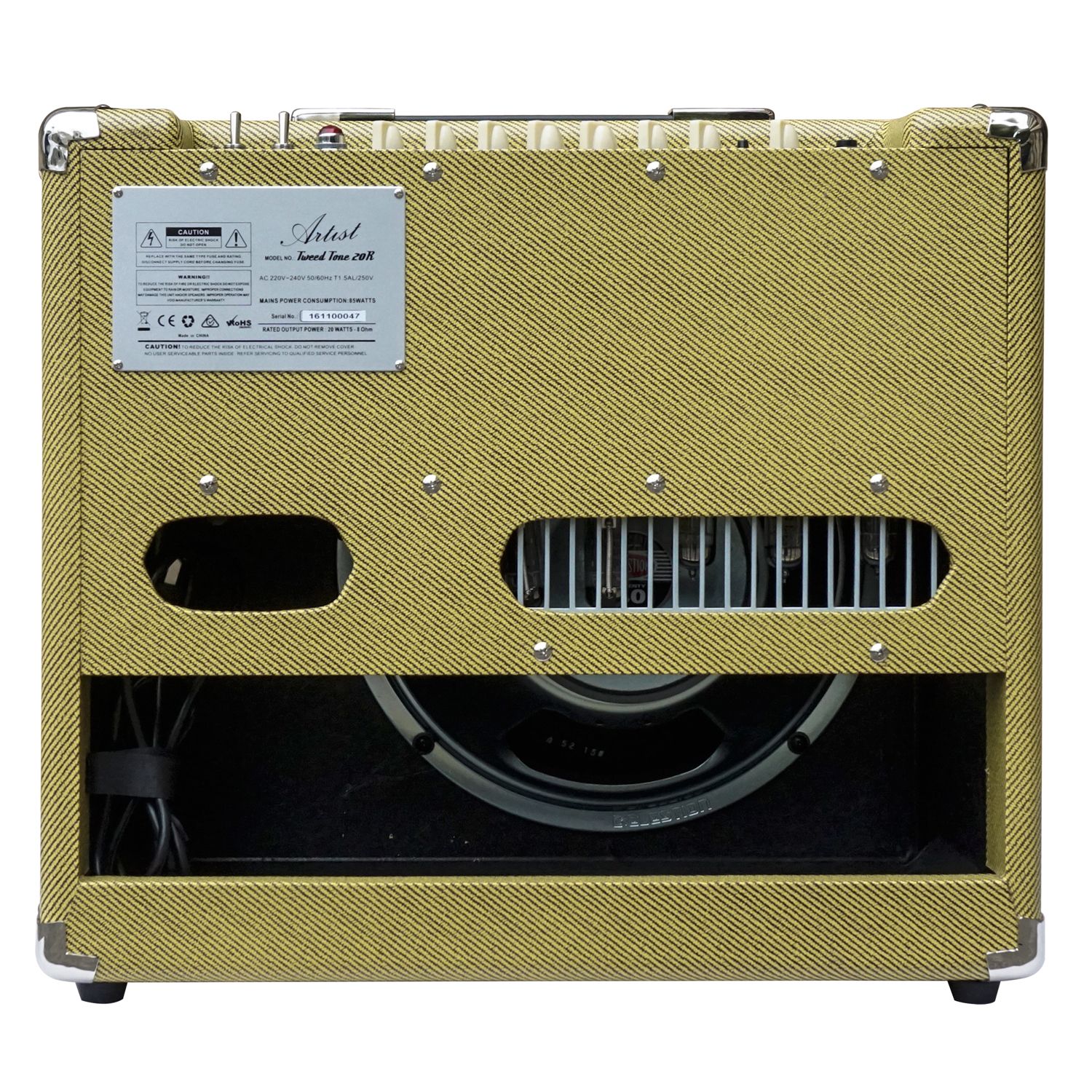 Artist Tweedtone20r 20 Watt Tube Guitar Amplifier Combo Footswitch