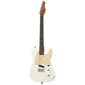 Artist AT53 White Electric Guitar & Black Case thumbnail