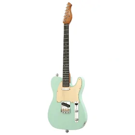 Artist AT53 Vintage Green Electric Guitar & Black Case thumbnail
