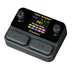 Soran JME03A Grey Tiny Stomp Desktop Multi Effects Processor w/ NAM Loader thumbnail