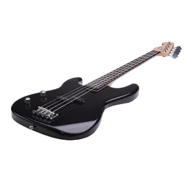 Customer Returned Artist APB Left Handed Black Electric Bass Guitar & Accessories thumbnail