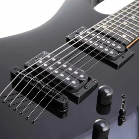 Customer Returned Factory 2nd Artist Spiritus7 Black 7 String Electric Guitar thumbnail