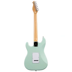 Customer Returned Artist AS10 Vintage Green Electric Guitar w/ Single Coil Pickups & Padded Bag thumbnail
