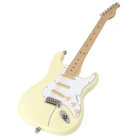 Customer Returned Artist AS69 Vintage White Electric Guitar w/ Single Coil Pickups thumbnail