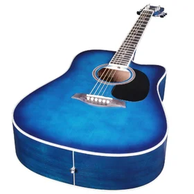 Factory 2nd Artist LSPC Blue Beginner Acoustic w/ Cutaway Guitar Pack thumbnail