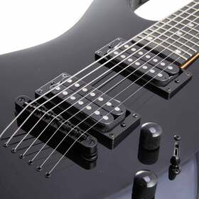 Artist Spiritus7 Black 7 String Electric Guitar w/ Black Case thumbnail