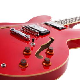 Artist Cherry12 12 String Semi-Hollow Electric Guitar w/ Black Case thumbnail