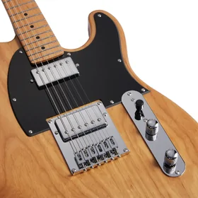 Artist AT92 Natural Electric Guitar w/ Bullbucker Pickups thumbnail