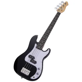 Artist APG34 Black 3/4 Size Bass Guitar w/ Accessories thumbnail