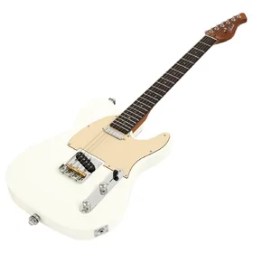 Artist AT53 White Electric Guitar & Tweed Case thumbnail