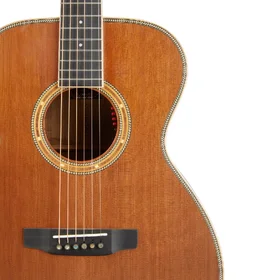 Customer Returned Artist OMC600SNV2 Handbuilt Solid Wood Acoustic Electric Guitar & Hard Case thumbnail