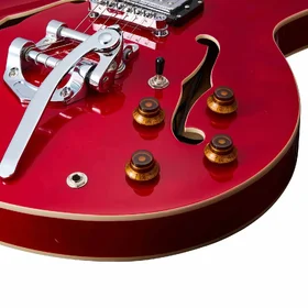 Customer Returned Artist Cherry58TRM Semi-Hollow Electric Guitar w/ Tremolo thumbnail