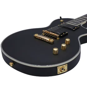 Customer Returned Artist AP6G Cimmerian Matte Black Electric Guitar w/ Active Pickups thumbnail
