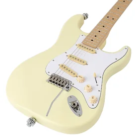 Customer Returned Artist AS69 Vintage White Electric Guitar w/ Single Coil Pickups thumbnail