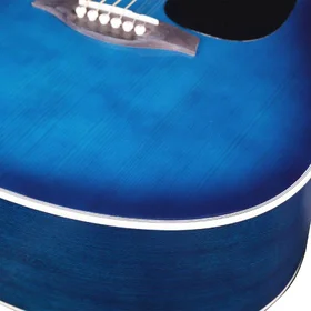 Factory 2nd Artist LSPC Blue Beginner Acoustic w/ Cutaway Guitar Pack thumbnail