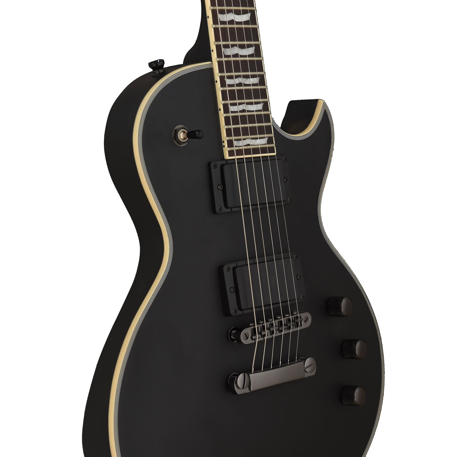Artist Stealth LP6 Modern LP style Electric Guitar Matte Black