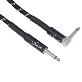 Artist FB15R-4PK 4.5m Braided Guitar Cable w/ Right-Angle Tip  thumbnail