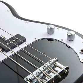 Artist APG Black Bass Guitar w/ Accessories & 30 Watt Amp thumbnail