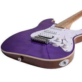 Artist AS30 Purple Flame Electric Guitar w/ HSS Pickups thumbnail