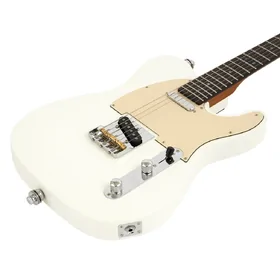 Artist AT53 White Electric Guitar & Tweed Case thumbnail