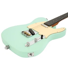 Artist AT53 Vintage Green Electric Guitar & Black Case thumbnail