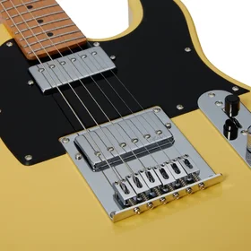 Customer Returned Artist AT54 Vintage Blonde Electric Guitar w/ Bullbucker Pickups thumbnail