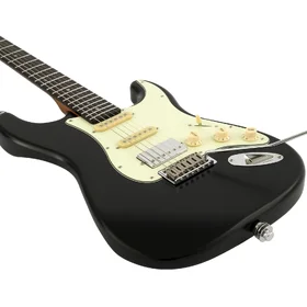Customer Returned Artist AS72 Black Electric Guitar w/ HSS Pickups thumbnail
