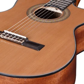 Damaged Artist HG39303CEQ Classical Guitar Solid Cedar Top w/ Cutaway & EQ thumbnail